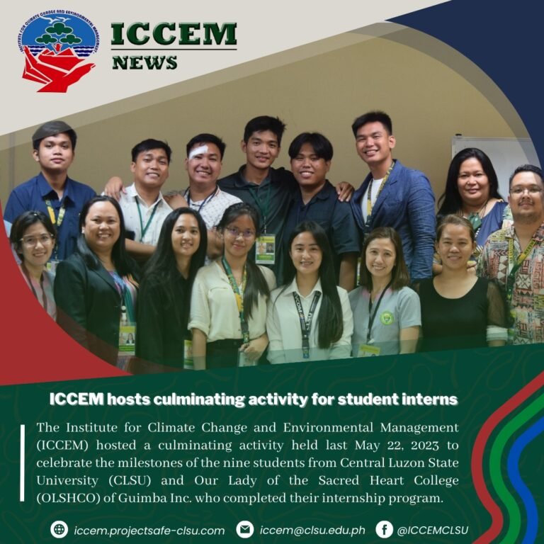 ICCEM hosts culminating activity for student interns